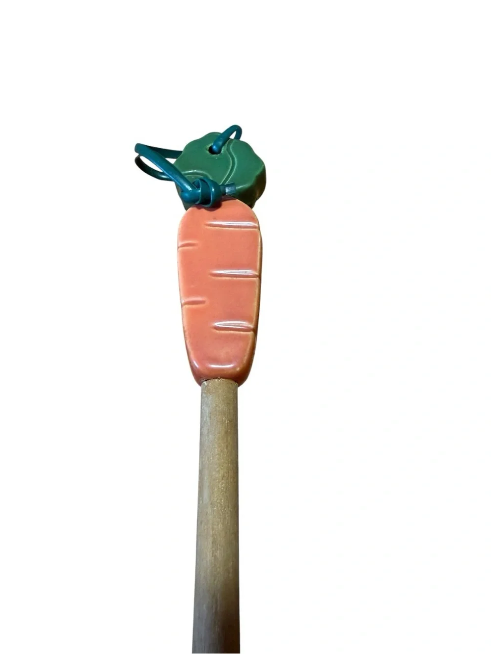 Vintage 4 Piece Wooden & Ceramic Veg Top Wooden Spoon Set
